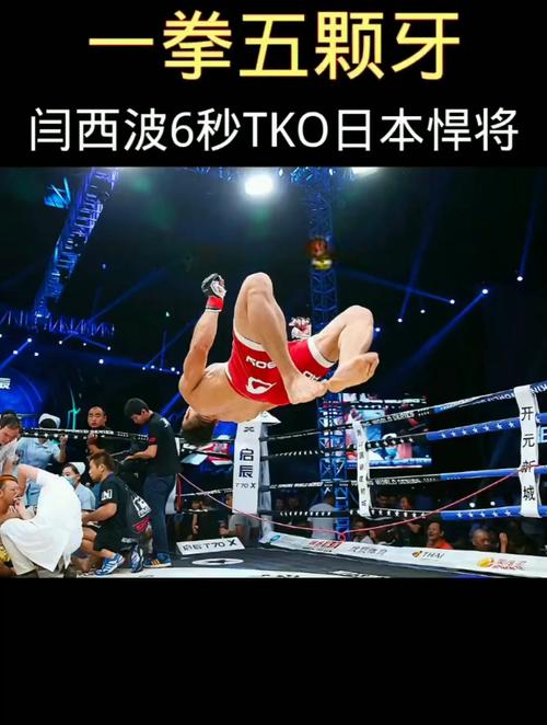 中国拳王闫西波vs日本的相关图片