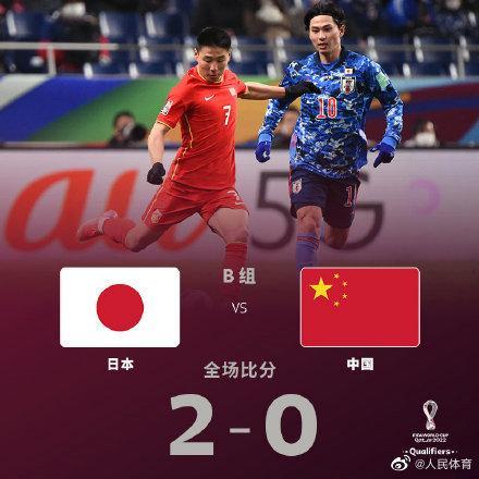 中国队vs日本0比0的相关图片